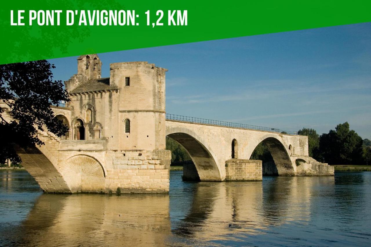 Au Coeur Des Platanes - Parking Gratuit Sous-Terrain - Clim - Balcon Lejlighed Avignon Eksteriør billede